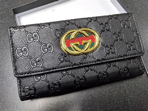 black gucci wallet ebay|original gucci wallet.